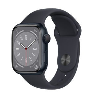 Apple Watch Series 8 41mm Midnight Aluminum Case with Midnight Sport Band